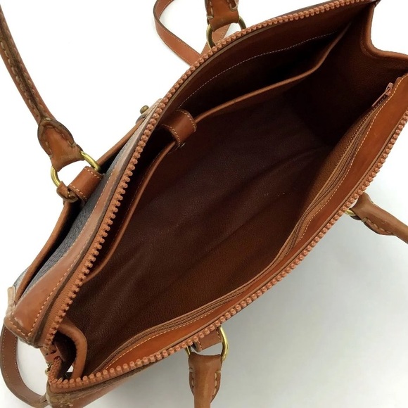 ❌SOLD❌ EUC [Dooney & Bourke] Classic Vintage Pebbled Black Leather Satchel - Picture 5 of 11